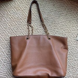 Michael Kors Large Tote Bag with Chain Detail